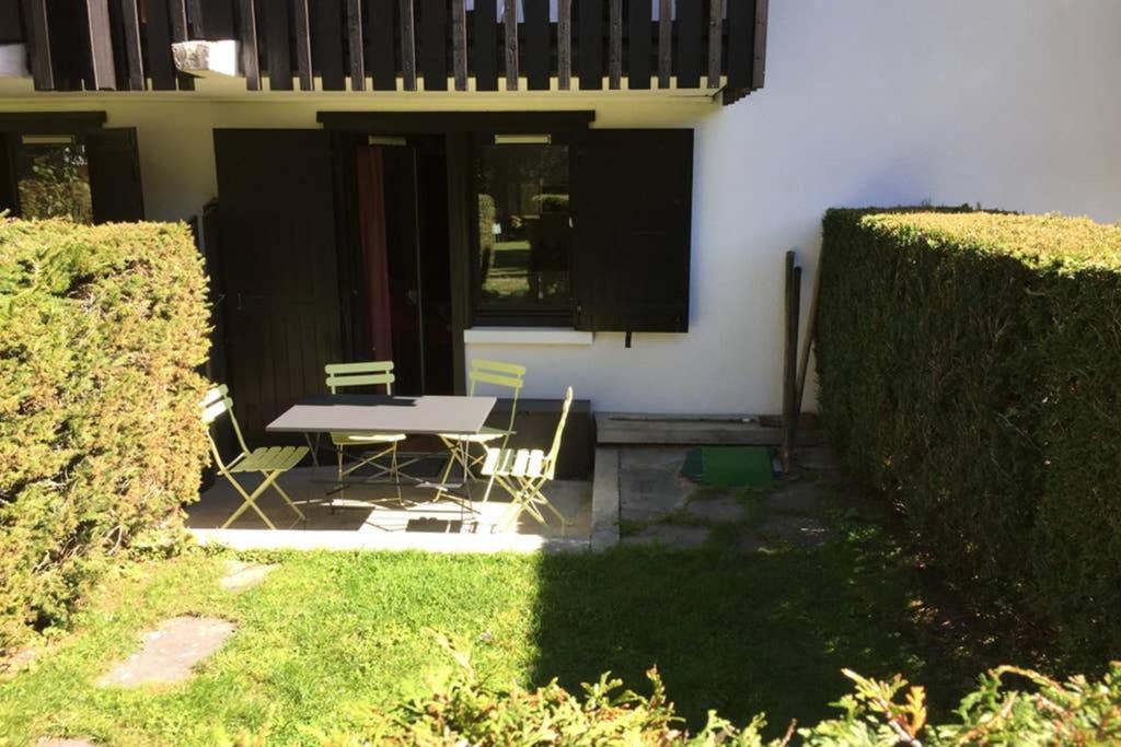Studio Au Calme Avec Jardin Et Vue Mont-Blanc Chamonix Kültér fotó